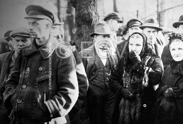 Grubenunglück am 11. Februar 1925: Ergriffenheit am Straßenrand