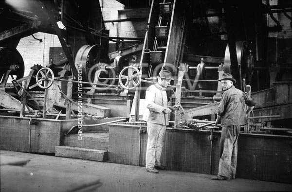 Grobkornsetzmaschine der Wäsche Minister Stein, um 1930