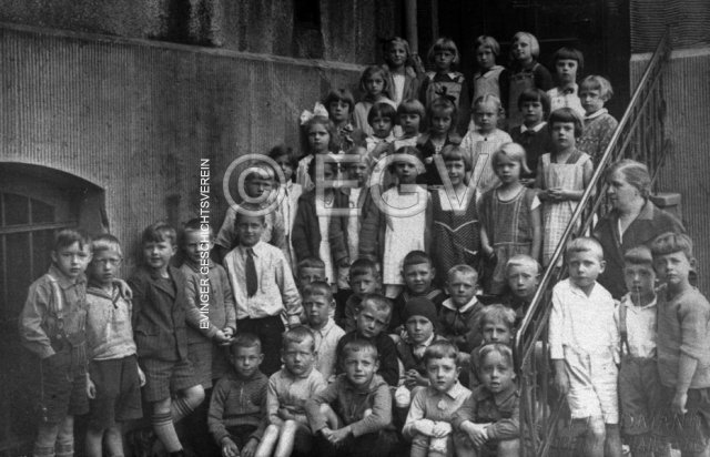 1. Schuljahr in der Moltke-Schule, 1932