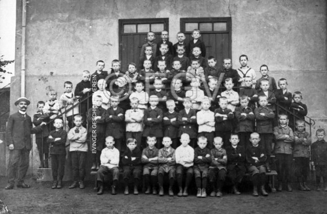 Klasse der Moltke-Schule, um 1910/12