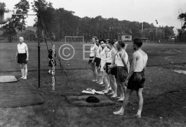 Sportfest auf dem Eckey-Sportplatz, im Jahre 1949