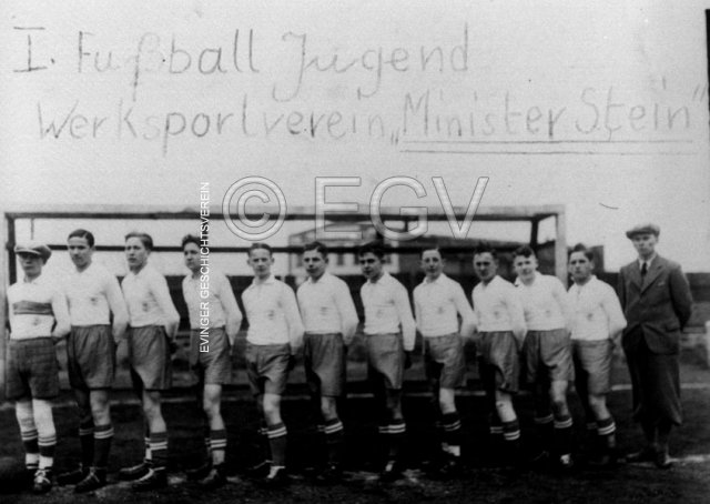 1e Fußball-Jugend-Sportverein Minister Stein, um 1933